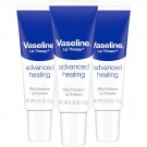 Vaseline Lip Therapy Advanced Healing 3-Pack – White Petroleum Moisturizing Lip Balm