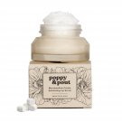 Poppy & Pout Natural Lip Scrub, Moisturizing Sugar Scrub for Dry Lips, Marshmallow Creme