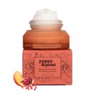 Poppy & Pout Natural Lip Scrub, Moisturizing Sugar Scrub for Dry Lips, Pomegranate Peach