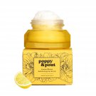 Poppy & Pout Natural Lip Scrub, Moisturizing Sugar Scrub for Dry Lips, Lemon Bloom
