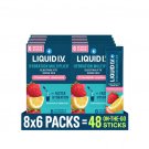 (8 pack) Liquid I.V.® Strawberry Lemonade Hydration Multiplier® Powdered Electrolyte Drink Mix