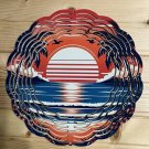 Tropical Sunset Wind Spinner