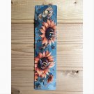 Sunflowers And Bees 6 Inch Printed Metal Bookmark