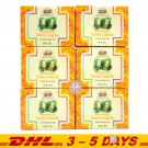 Abhaibhubejhr Thai Turmeric Soap Natural Herbal Bar Soap 100g x 6