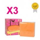 10X Mache're Carrot Facial Soap Extract Fruit Acids make your Skin Aura Radiance