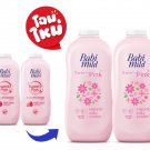 Babi Mild Sweety Pink Organic Baby Powder Natural Chidren Infant Skin 160 g