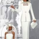 Daphney Sizes 8-22 Colors Off White and Hunter Green
