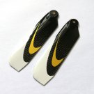 1pair 86mm Carbon Fiber Tail Blade for 550 Class RC Helicopter 1pair 86mm Carbon Fiber Tail Blade for 550 Class RC Helicopter