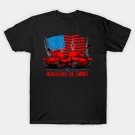 Mother'S Day Military Tank Guard Mom 4Th July American Flag T-Shirt