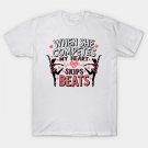 Vintage When She Competes My Heart Skips Beats Mother'S Day T-Shirt