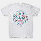 Boho Floral Mama, Mom Adjectives, She Is Mom T-Shirt Boho Floral Mama, Mom Adjectives, She Is Mom T-Shirt