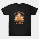 Proud Mom Of Two Awesome Girls T-Shirt