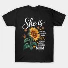 She Is Mom Sunflower Leopard Mom Mother'S Day T-Shirt She Is Mom Sunflower Leopard Mom Mother'S Day T-Shirt
