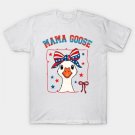 Mama Goose Patriotic Bandana With Stars Cute Retro Usa Style T-Shirt Mama Goose Patriotic Bandana With Stars Cute Retro Usa Style T-Shirt