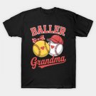 Softball Baseball Player Lover Grandma Mother'S Day T-Shirt