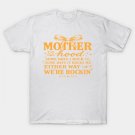Vintage Motherhood Quote ¨C Golden Bold Mom Life Design T-Shirt Vintage Motherhood Quote ¨C Golden Bold Mom Life Design T-Shirt