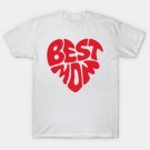 Minimalistic Typographic Design Best Mom T-Shirt Minimalistic Typographic Design Best Mom T-Shirt
