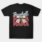 Baseball Mama Coquette Bow Game Day For Mother'S Day T-Shirt Baseball Mama Coquette Bow Game Day For Mother'S Day T-Shirt
