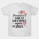 Promoted To Gigi Est 2025 Funny First Time Mothers Day T-Shirt Promoted To Gigi Est 2025 Funny First Time Mothers Day T-Shirt