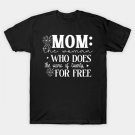 Mother'S Day With Floral Mom Mommy Grandma T-Shirt