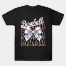 Coquette Bow Game Day Baseball Mama Softball Mother'S Day T-Shirt Coquette Bow Game Day Baseball Mama Softball Mother'S Day T-Shirt