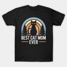 Mother'S Day Cat Mommy Black Cat Best Cat Mom Ever T-Shirt