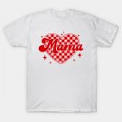 Mama Est 2025, Mama Coquette Bow, Mama, Pregnancy Announcement, Mother'S Day, Coquette Mama T-Shirt