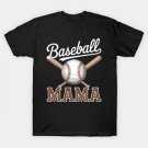 Baseball Mama Game Day Leopard Mom Mothers Day T-Shirt Baseball Mama Game Day Leopard Mom Mothers Day T-Shirt