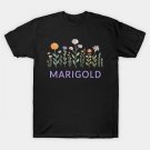 Wildflower Floral Marigold First Name Mother'S Day T-Shirt Wildflower Floral Marigold First Name Mother'S Day T-Shirt