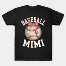 Softball Baseball Mimi Shirt Leopard Mother'S Day T-Shirt