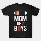 Mom Of 2 Boys From Son Mothers Day T-Shirt Mom Of 2 Boys From Son Mothers Day T-Shirt