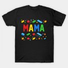 Mama Master Builder Building Bricks Blocks Funny Mothers Day T-Shirt Mama Master Builder Building Bricks Blocks Funny Mothers Day T-Shirt
