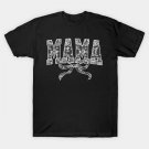 Lace Coquette Bow Mama Floral Cute Mother'S Day Family T-Shirt