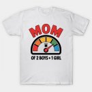 Mom Of 2 Boys And Girl Mother'S Day Low Fuel Gauge T-Shirt Mom Of 2 Boys And Girl Mother'S Day Low Fuel Gauge T-Shirt