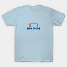 Boy Mom Mothers Day Battery Design T-Shirt