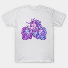 Mother Of Twins Unicorn (Girl And Girl) T-Shirt