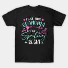 First Time Grandma Let The Spoiling Begin Mom Grandmas Day T-Shirt First Time Grandma Let The Spoiling Begin Mom Grandmas Day T-Shirt