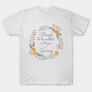 Blessed To Be Called Mom And Granny With Cute Flowers And Roses T-Shirt Blessed To Be Called Mom And Granny With Cute Flowers And Roses T-Shirt