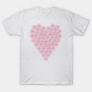 Daisy Pink Heart Filled With Hearts For Valentines Day T-Shirt Daisy Pink Heart Filled With Hearts For Valentines Day T-Shirt