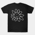 Daisy Doodle Flower In White T-Shirt Daisy Doodle Flower In White T-Shirt