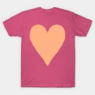 Peach Fuzz Heart Pantone Color Of The Year 2024 T-Shirt