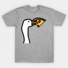 Portrait Of A Gaming Goose Stealing Pizza T-Shirt Portrait Of A Gaming Goose Stealing Pizza T-Shirt