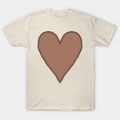 Mocha Mousse Heart Pantone Color Of The Year 2025 T-Shirt Mocha Mousse Heart Pantone Color Of The Year 2025 T-Shirt