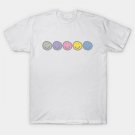 Enlightenment Smiles Five Smiley Face Drawings T-Shirt Enlightenment Smiles Five Smiley Face Drawings T-Shirt
