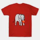 Baby Elephant With Love Heart On Valentines Day T-Shirt Baby Elephant With Love Heart On Valentines Day T-Shirt