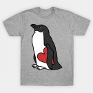 Penguin Holding Your Heart Of Love On Valentines Day T-Shirt Penguin Holding Your Heart Of Love On Valentines Day T-Shirt