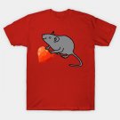 Cute Valentines Day Rat With Red Heart T-Shirt Cute Valentines Day Rat With Red Heart T-Shirt