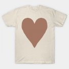 Heart Mocha Mousse Pantone Color Of The Year 2025 T-Shirt Heart Mocha Mousse Pantone Color Of The Year 2025 T-Shirt