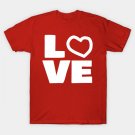 Love Heart Typography For Valentines Day T-Shirt Love Heart Typography For Valentines Day T-Shirt