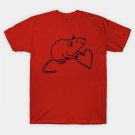 Minimal Rat Holds Your Heart Outline T-Shirt Minimal Rat Holds Your Heart Outline T-Shirt